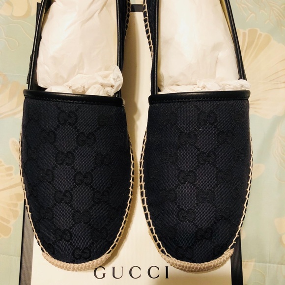 SOLD Gucci Black Web Espadrilles - Picture 3 of 8
